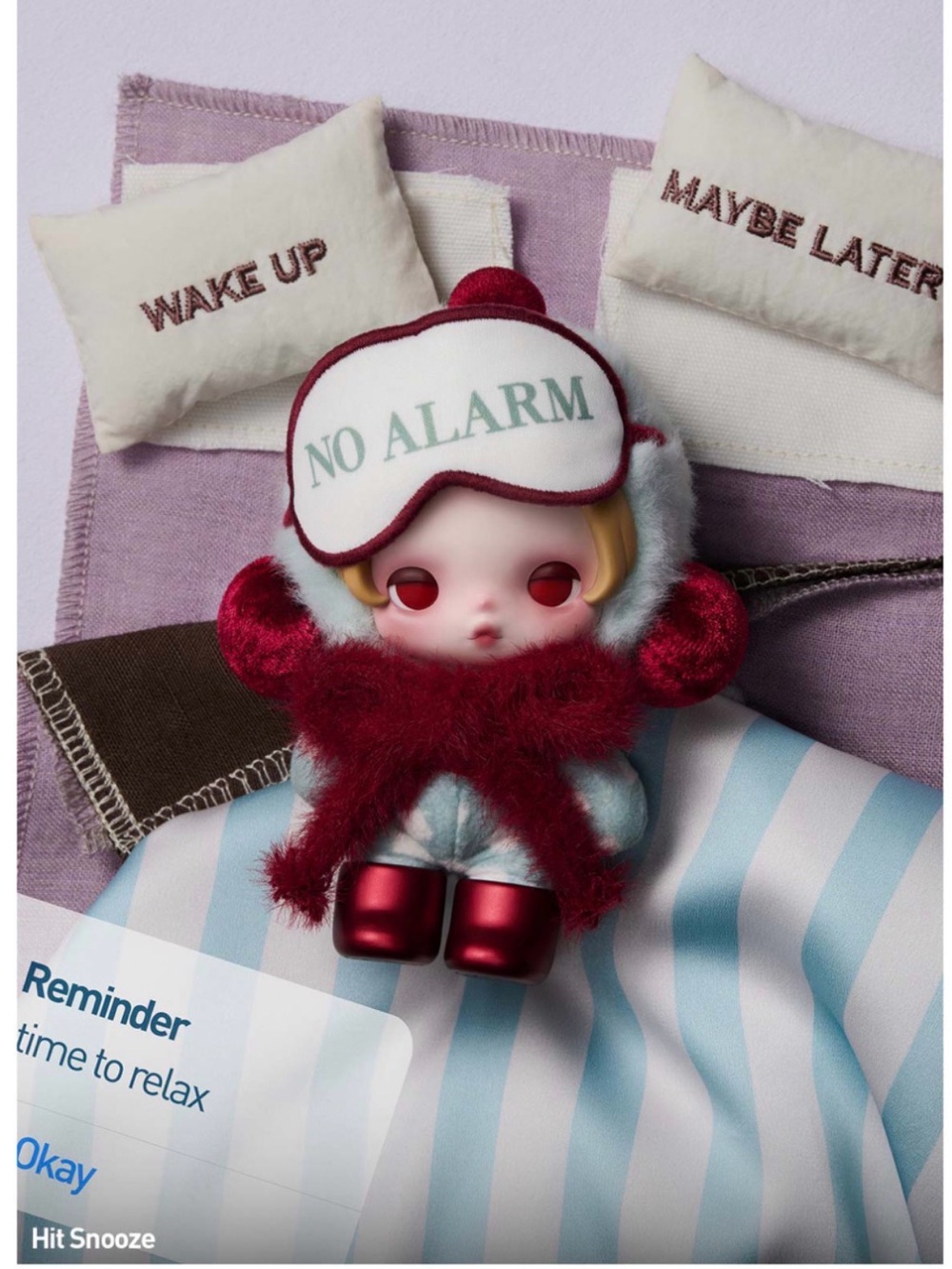 Confirmed • POP MART • SKULLPANDA • Off Mode “Hit Snooze”• Plush Pendant 2026.